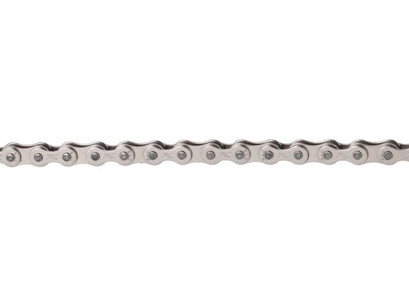 XLC CC-C14 Fahrradkette (1/2 x 11/128" | 114 Glieder | 10-fach | silber/grau)