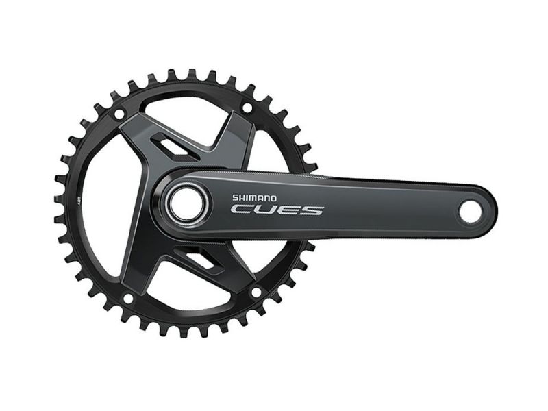 Shimano Cues FC-U8000-1 Kettenradgarnitur (42 Zähne | 170mm | Hollowtech II | 9/10/11-fach | 2-teilig | schwarz)
