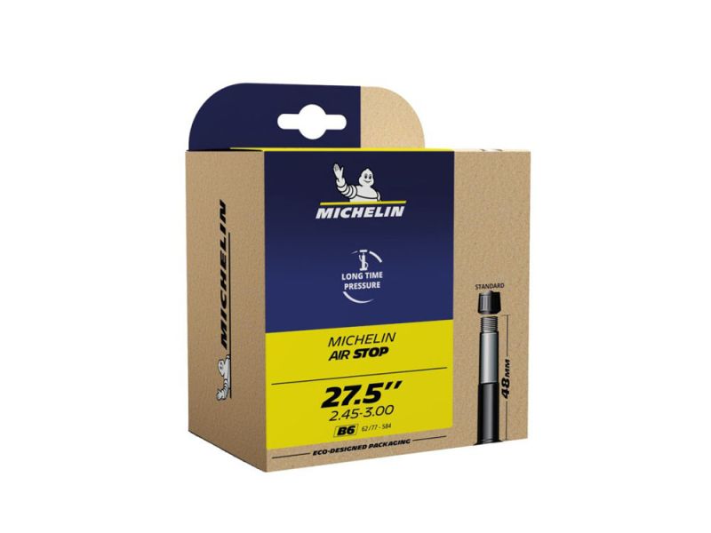 Michelin B6 Airstop Fahrradschlauch (27,5“ | 2,45-3,00“ | AV48)