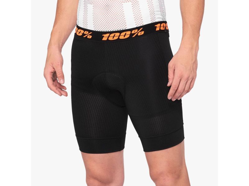 100% MTB Crux Liner Fahrradshorts (schwarz)-XL
