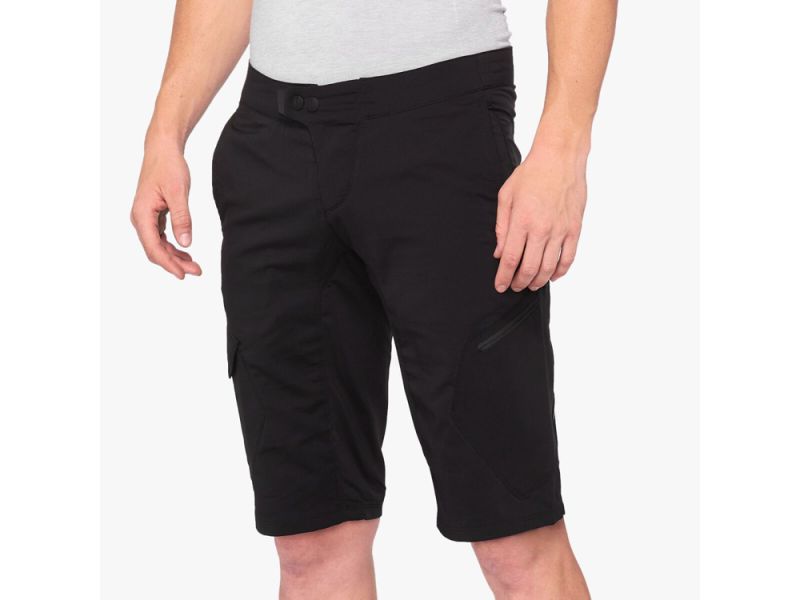 100% MTB Ridecamp Fahrradshorts Herren (schwarz)-XL