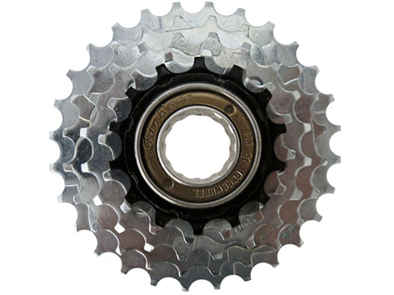 SunRace MFM2A 7DS-BOX Freilaufkranz (14-16-18-20-22-24-28 | 7-fach | silber)