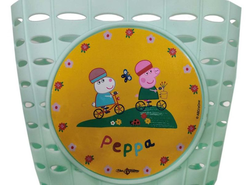 Bike Fashion Peppa Pig Fahrradkorb Kinder (türkis)