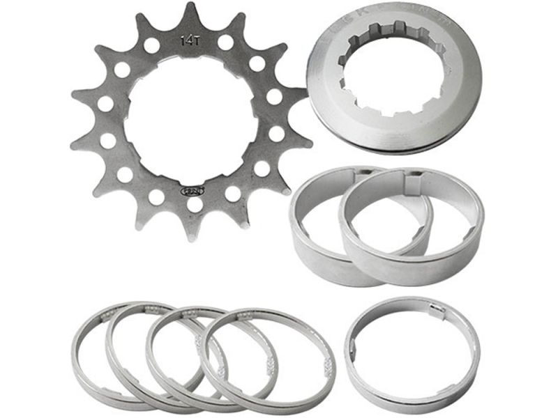 Point Single Speed Steckkranz (14 Zähne | 1/2" | x3/32" | CroMo | Ringe)