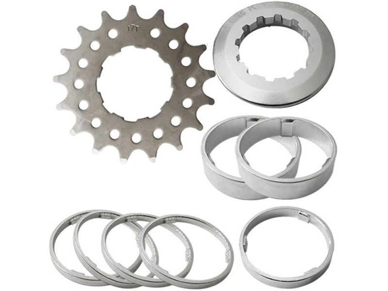 Point Single Speed Steckkranz (17 Zähne | 1/2" | x3/32" | CroMo | Ringe)