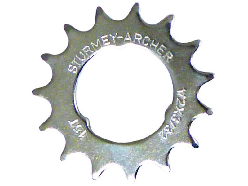 SunRace Steckkranz (15 Zähne | 1/2"x3/32" | flach)