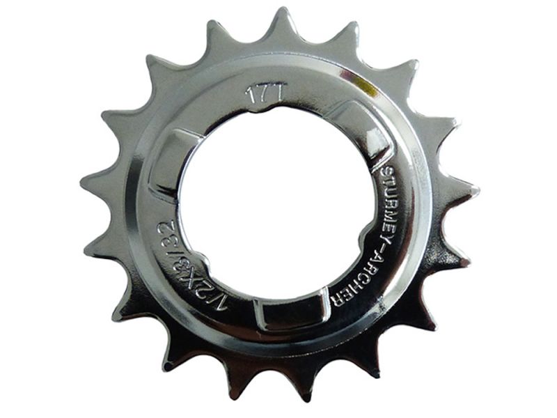 SunRace Steckkranz (17 Zähne | 1/2"x3/32" | gekröpft)