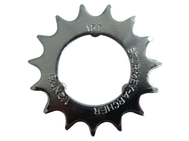 SunRace Steckkranz (15 Zähne | 1/2"x1/8" | flach)