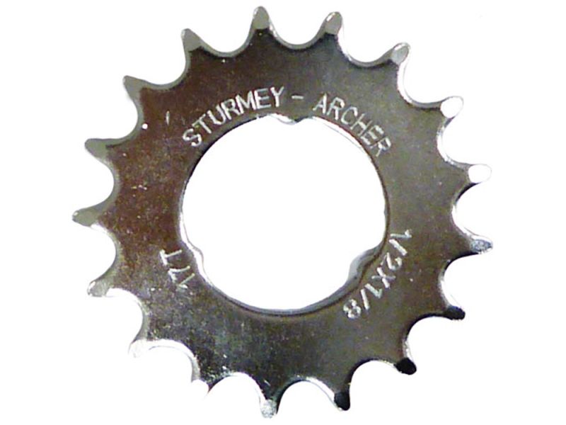 SunRace Steckkranz (17 Zähne | 1/2"x1/8" | flach)