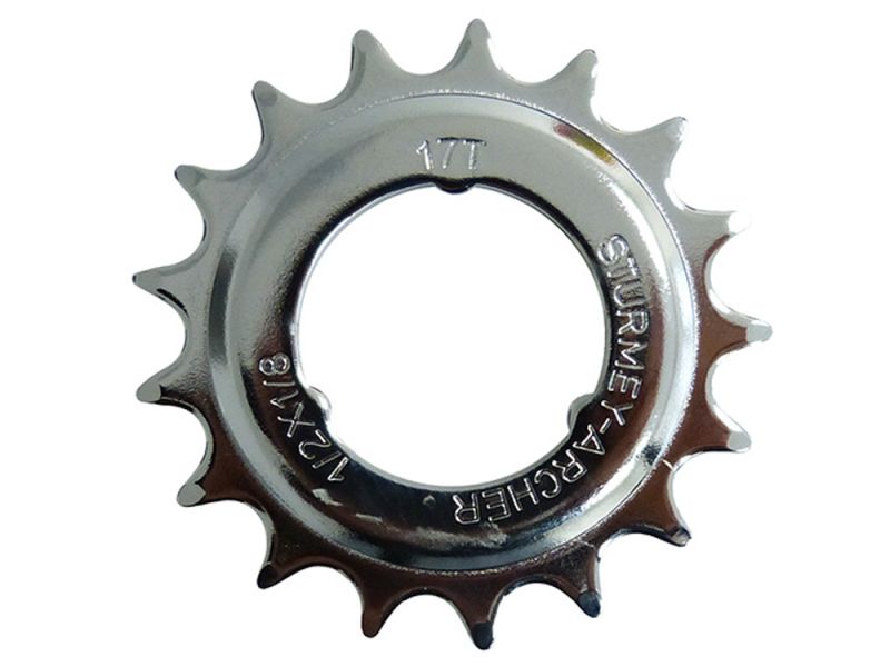 SunRace Steckkranz (17 Zähne | 1/2"x1/8" | gekröpft)