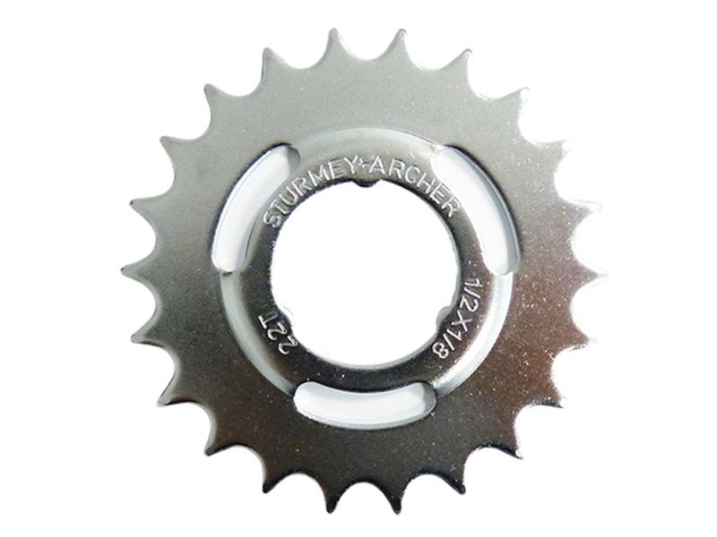 SunRace Steckkranz (22 Zähne | 1/2"x1/8" | gekröpft)