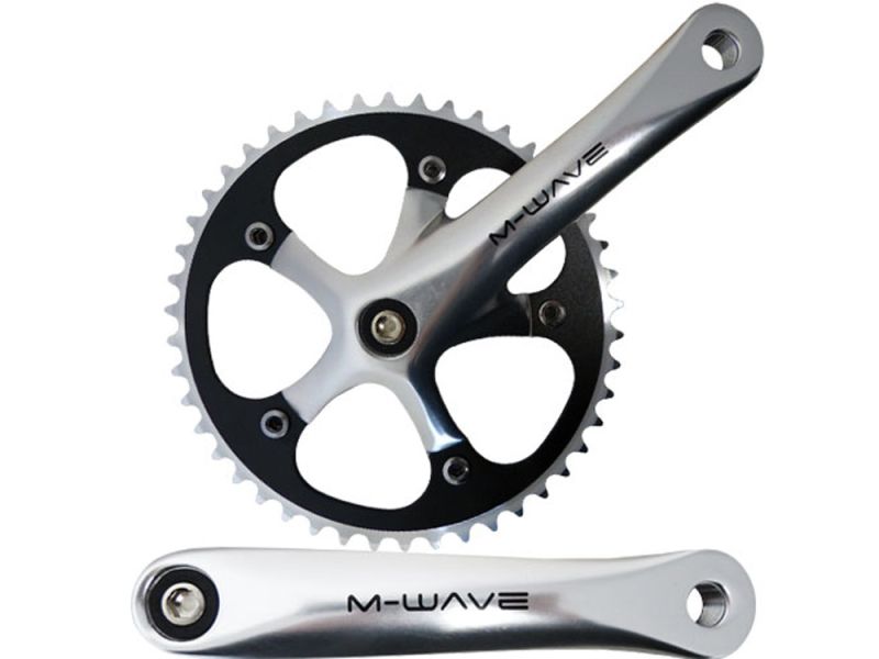 Messingschlager Single Speed Kurbelsatz (165mm Alu | 44 Zähne)