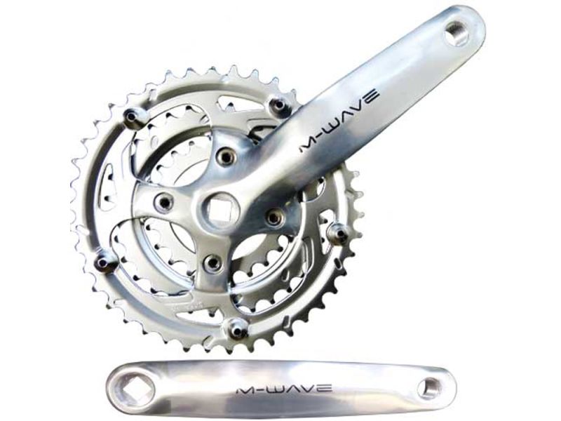 Messingschlager Migty Kurbelsatz (170mm | 3-fach | 42-32-22 | silber)