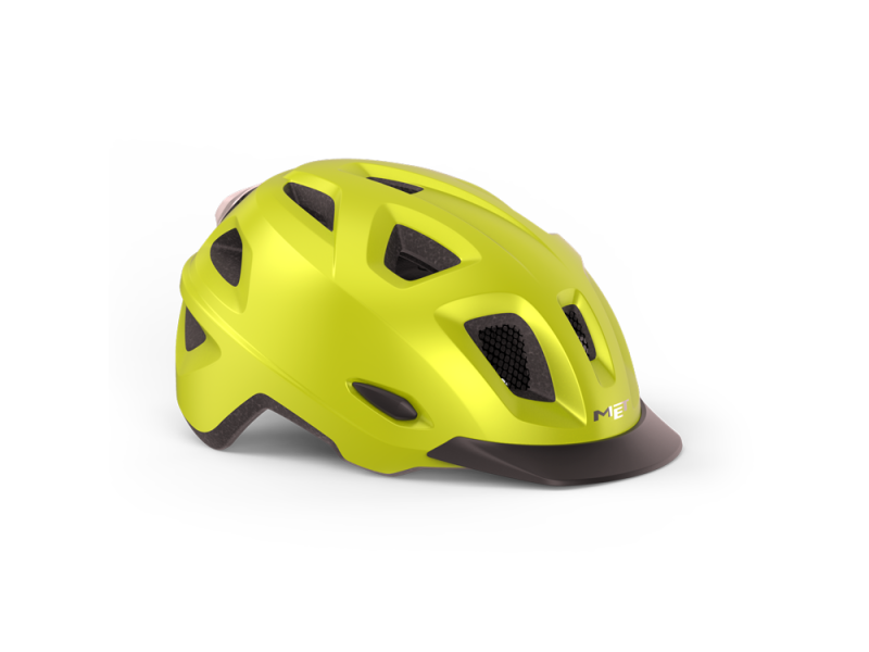 MET Mobilite Fahrradhelm (mit LED Rücklicht | gelb)