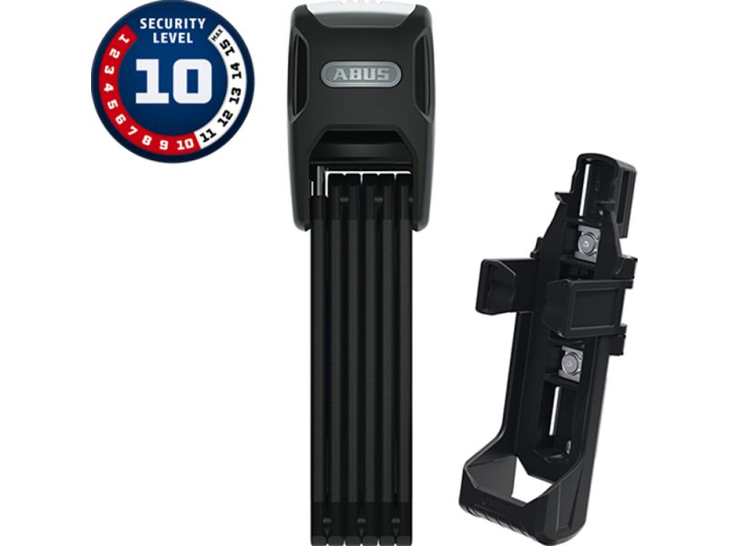 Abus BORDO ALARM XPlus 6000KA/90 + Halter Faltschloss (90 cm | schwarz)