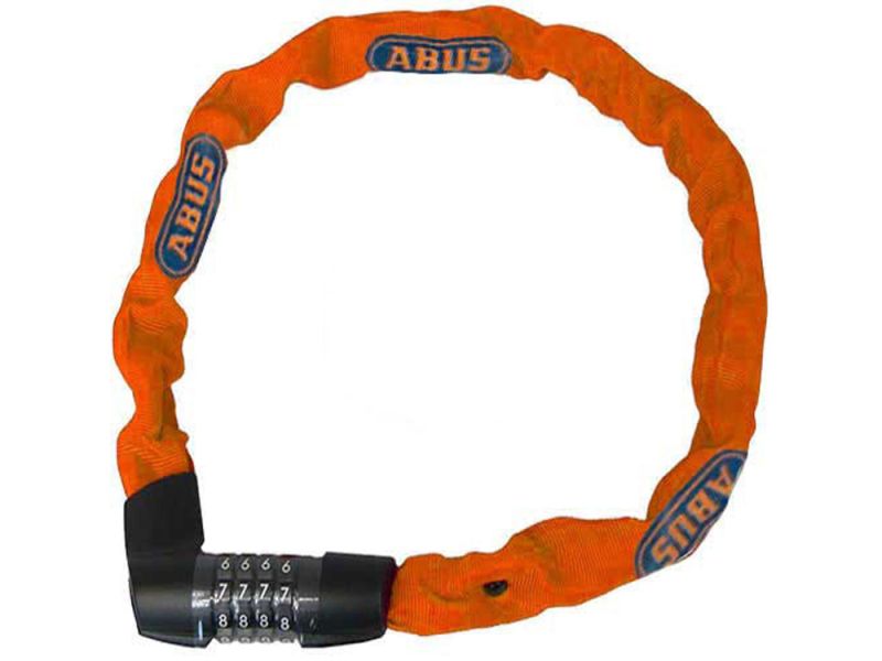 Abus Tresor 1385 Neon Kettenschloss (75cm | ø6mm | orange / neon)