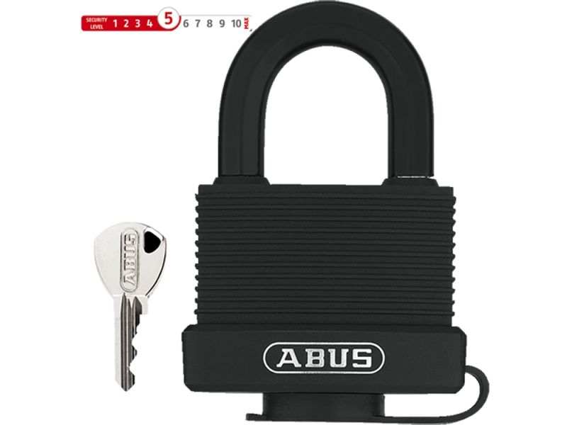 Abus Messing 70/45 B/DFNLI Vorhängeschloss (schwarz)
