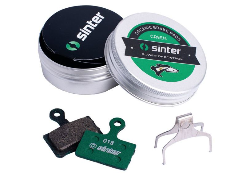 Sinter 018 Shimano K Scheibenbremsbeläge (organisch | MTB Race | grün)
