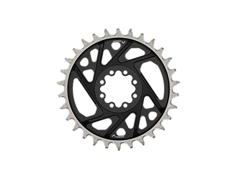 Sram T-Type X0 Eagle D1 Kettenblatt (30 Zähne | Alu | DM 3mm Offset | schwarz | 12-fach)