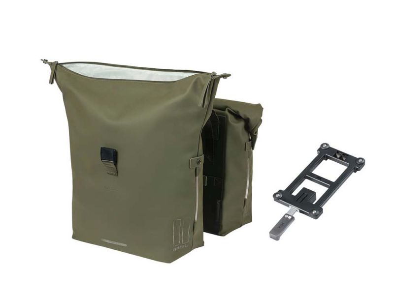 Basil SoHo Nordlicht MIK Hinterradpacktaschen (41 Liter | moosgrün)