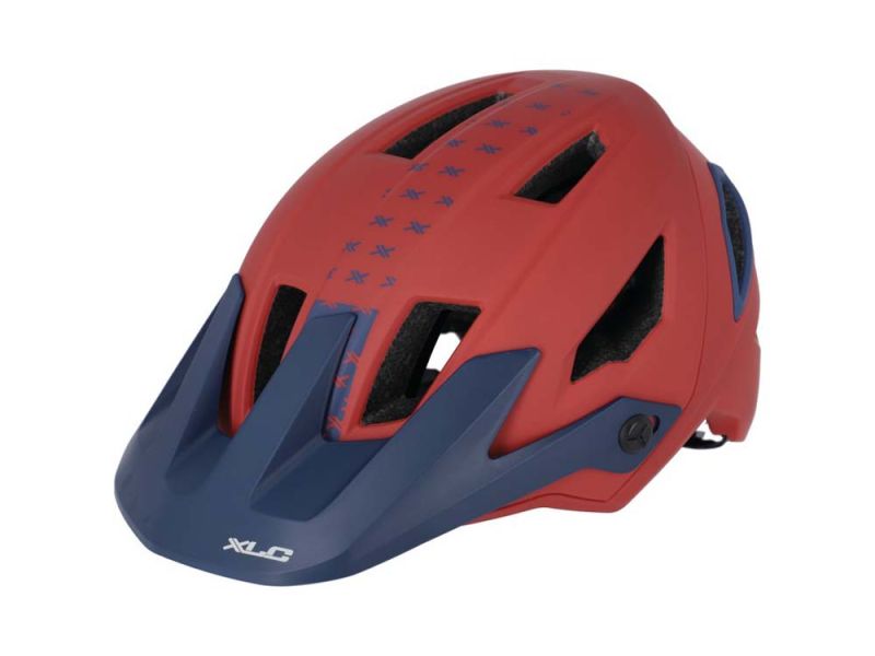 XLC BH-C31 Fahrradhelm Enduro (rot / blau)