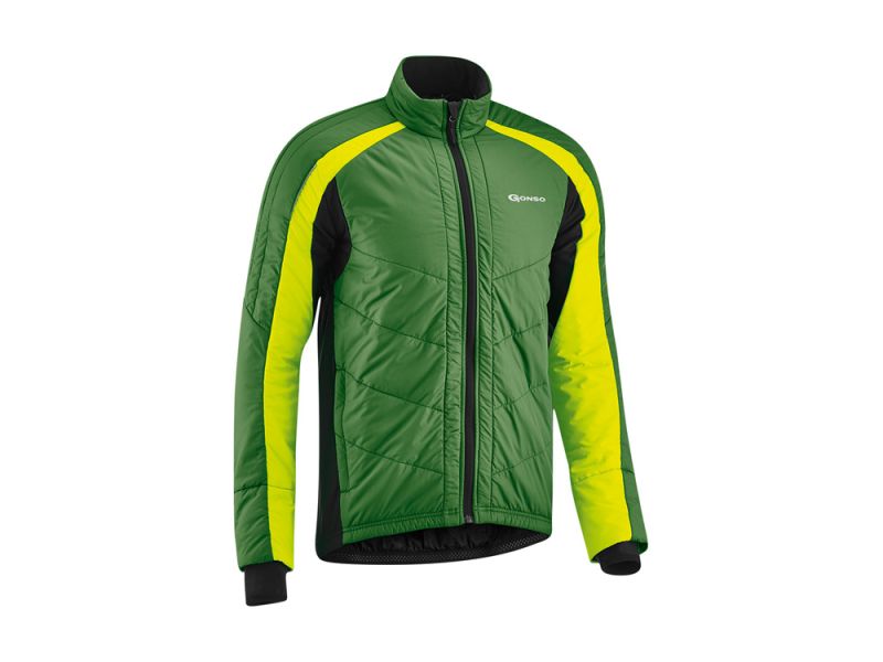 Gonso Bond cycling jacket men (black / green)