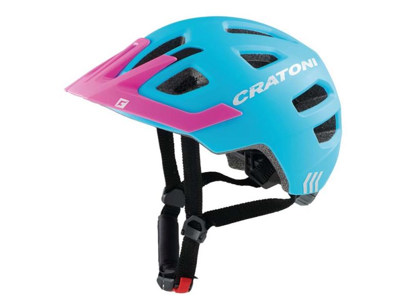 Cratoni Maxster Pro Fahrradhelm Kinder (blau / pink)