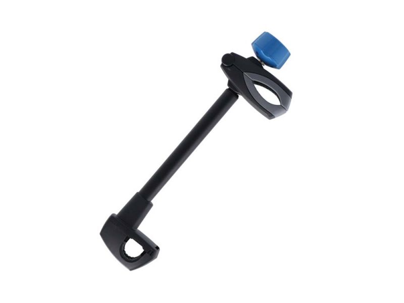 XLC CC-X08 Fahrradrahmenhalterung für Heckträger (lang | Azura Xtra LED)