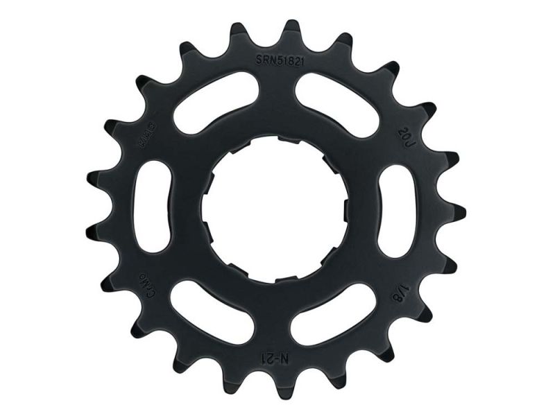 KMC Antriebsritzel E-Bike für Enviolo (1/2" x 1/8" | 21 Zähne | schwarz)