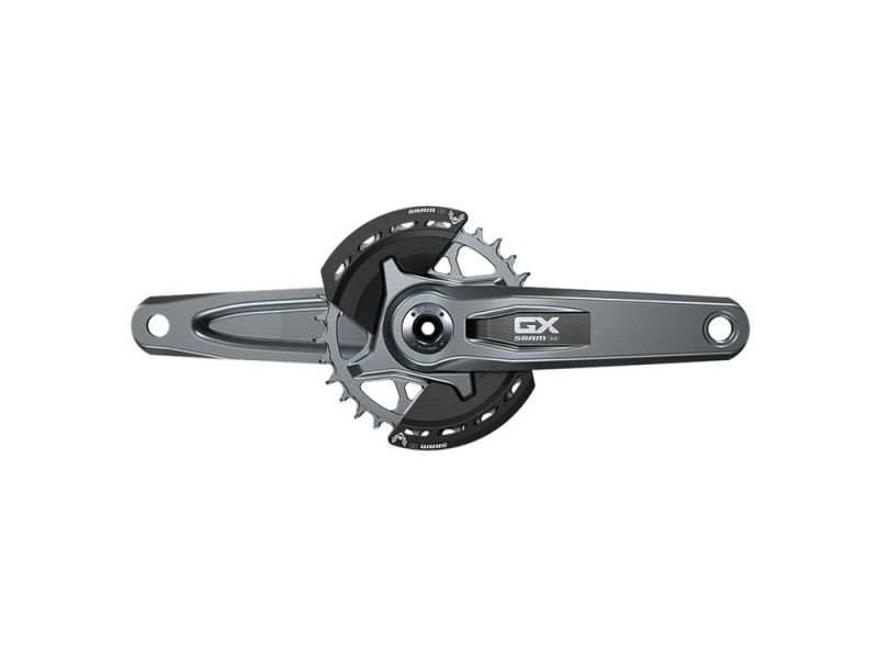 SRAM T-Type GX Eagle D1 Kettenradgarnitur (32 Zähne | 170mm | 12-fach | DUB MTB Wide | grau)