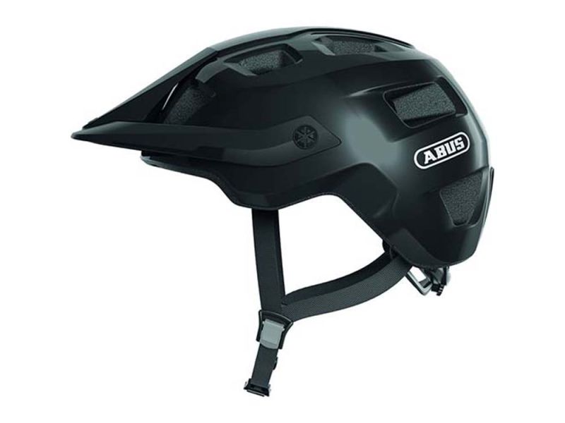 Abus MoTrip Fahrradhelm (shiny black)