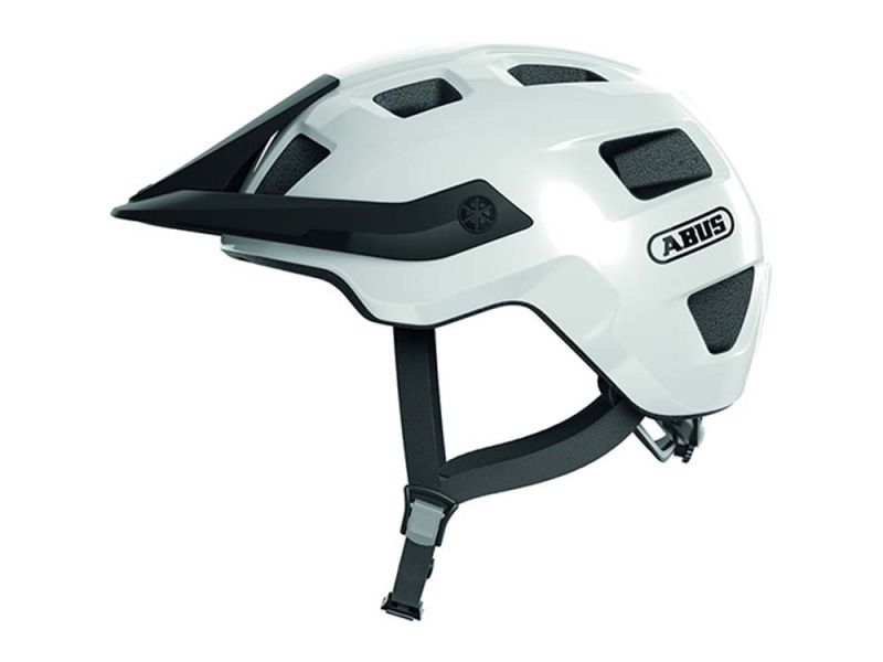 Abus MoTrip Fahrradhelm (shiny white)