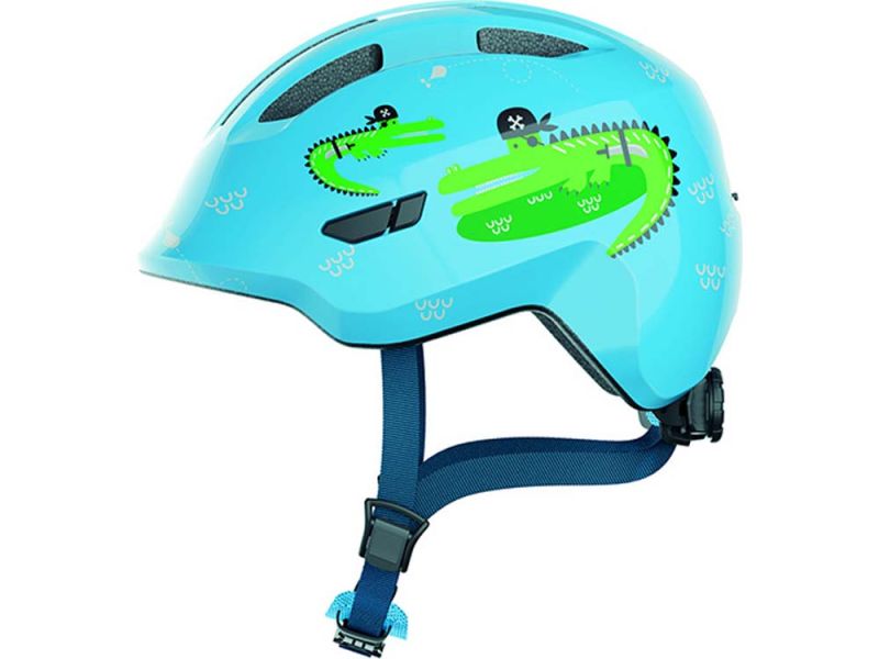 Abus Smiley 3.0 Fahrradhelm Kinder (blue croco)