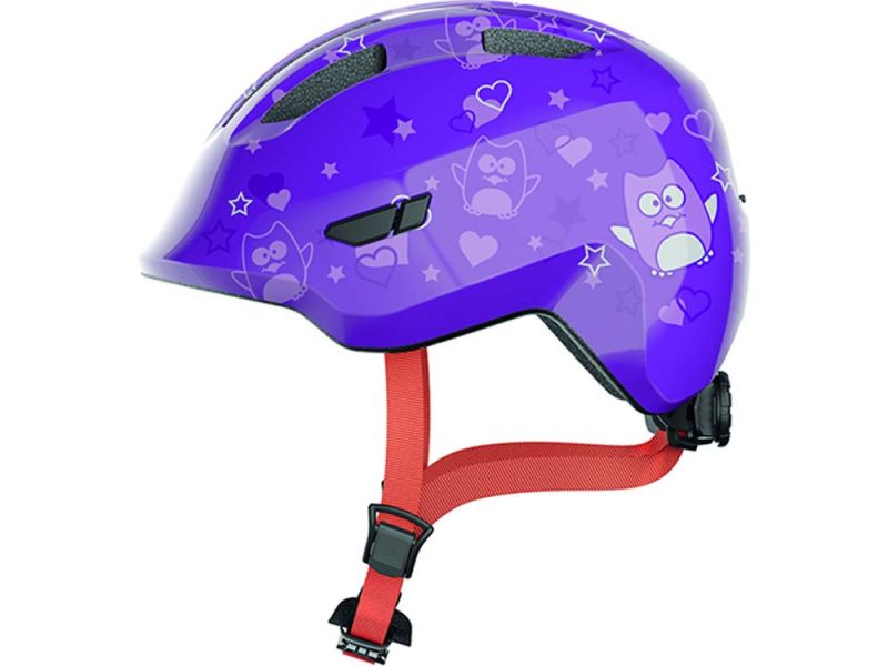 Abus Smiley 3.0 Fahrradhelm Kinder (purple star)