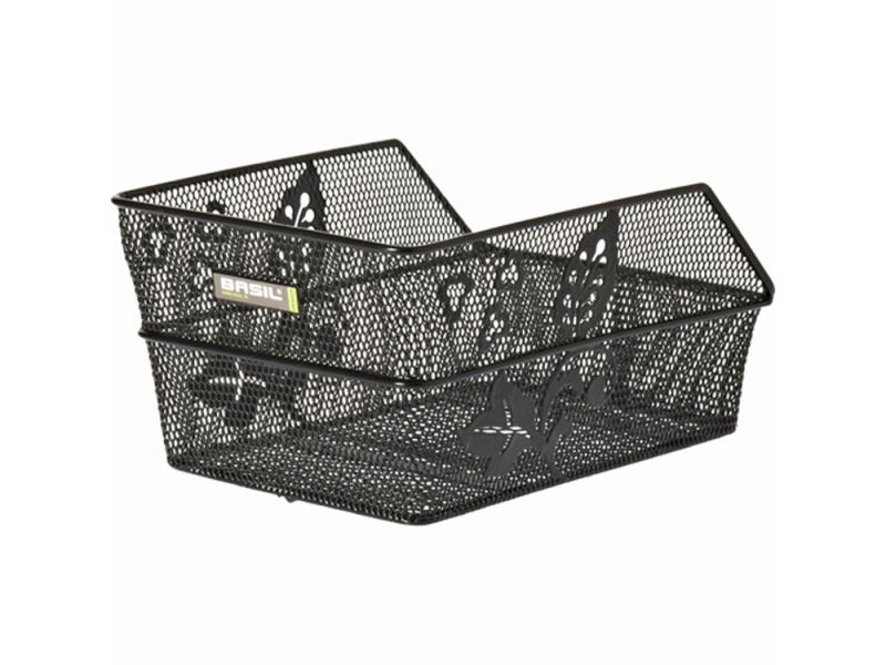 Basil Cento Flower S Fahrradkorb (schwarz)
