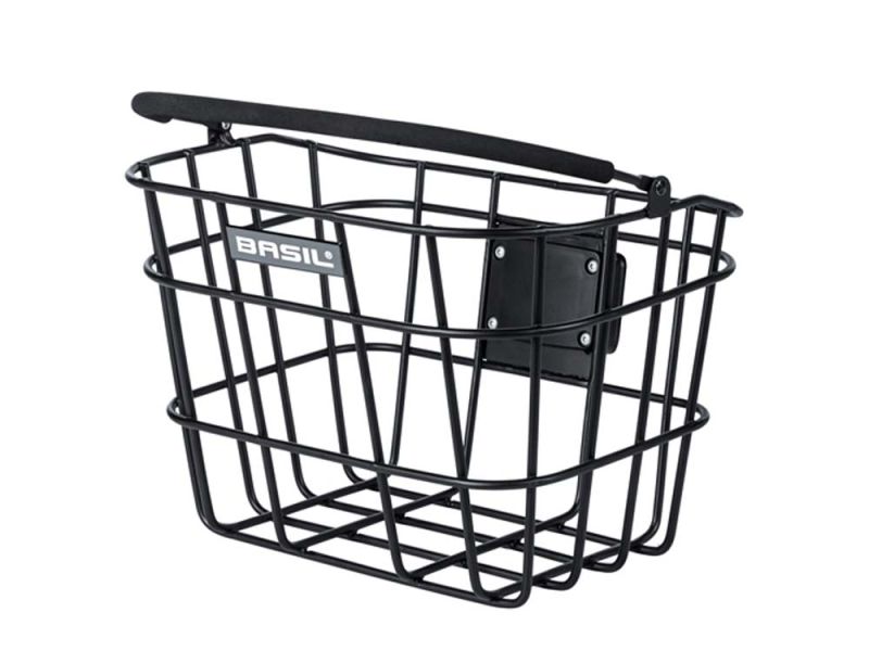 Basil BREMEN ALU KF Vorderradkorb (schwarz)