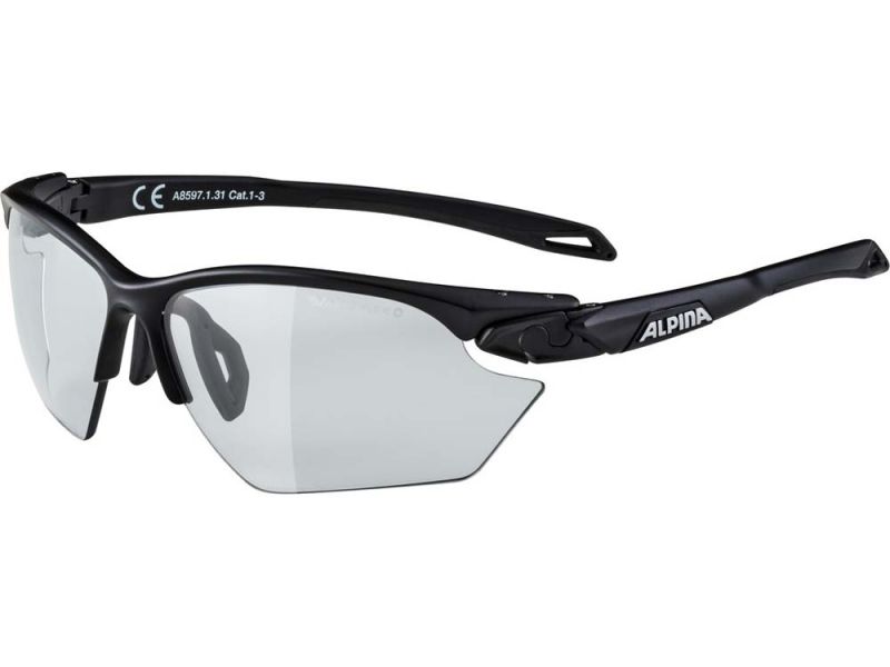 Alpina Twist Five S HR V Sonnenbrille (schwarz | Gläser schwarz)