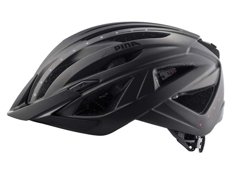Alpina Haga LED Fahrradhelm (mattschwarz)