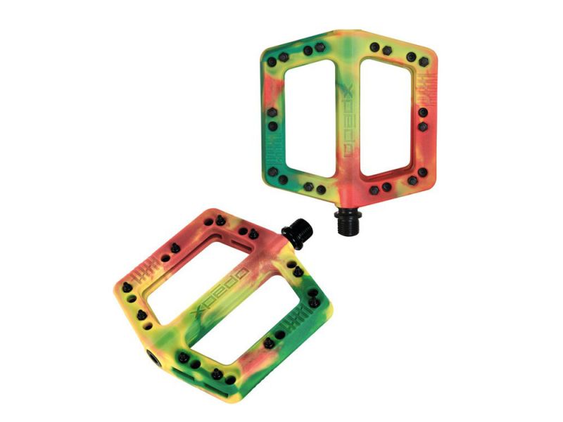 Xpedo Felix Fahrradpedal Special Edition (109x109mm | tri-color)
