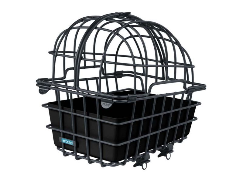 Mijnen Pieper Luna Tierfahrradkorb (schwarz | weitmaschig)