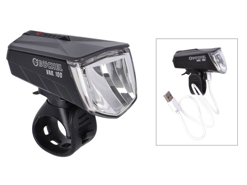Büchel Vail 100 Scheinwerfer Batterie (100/70/40/15 Lux | 2000 mAh)