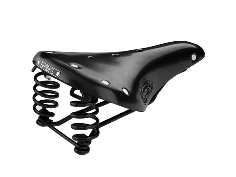 Brooks Flyer Short bicycle saddle Women (black)