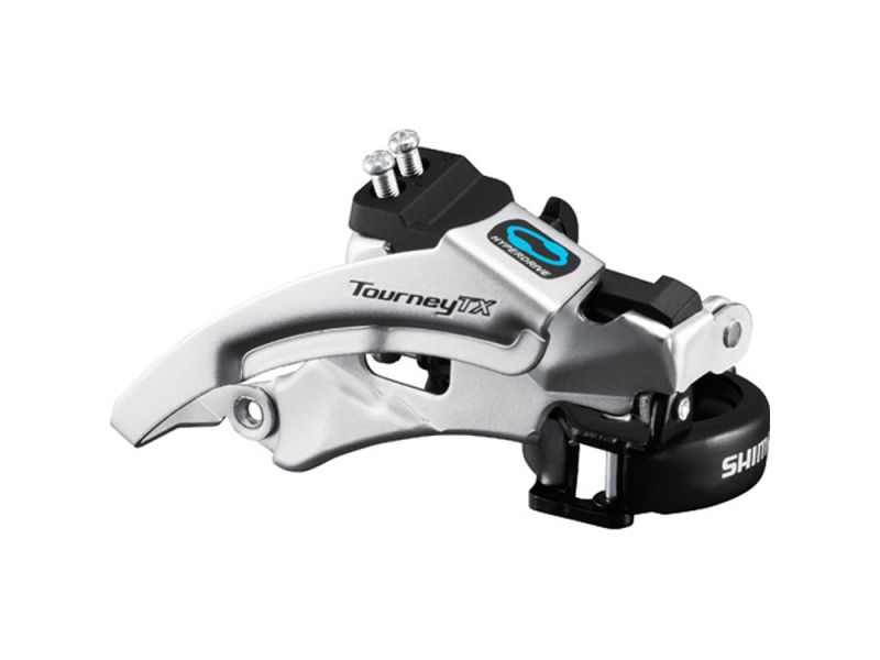 Shimano TourneyTX Umwerfer (TopSwing 63-66° | DualPull | 8-fach)