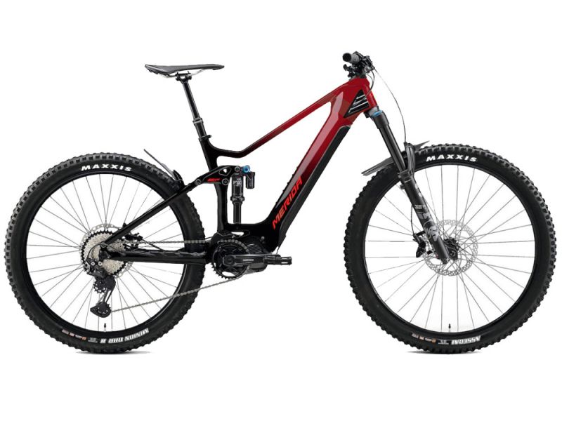 Merida eOne-Sixty 9000 EP2 Fully MTB E-Bike (29 / 27.5 Zoll | 630Wh | rot)-50 cm