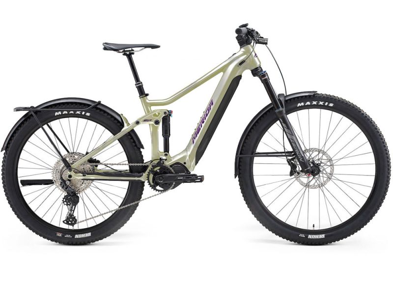 Merida eOne-Forty 400 EQ EP1 Fully MTB E-Bike (29 / 27.5 Zoll | 630Wh | silber champagne)-50 cm