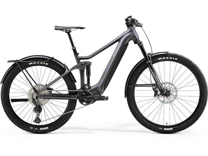 Merida eOne-Forty 400 EQ EP1 Fully MTB E-Bike (29 / 27.5 Zoll | 630Wh | silber)-50 cm