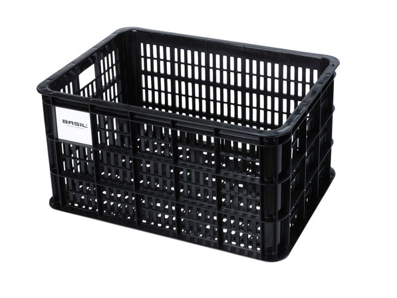 Basil Crate L Fahrradkasten (40 Liter | schwarz)