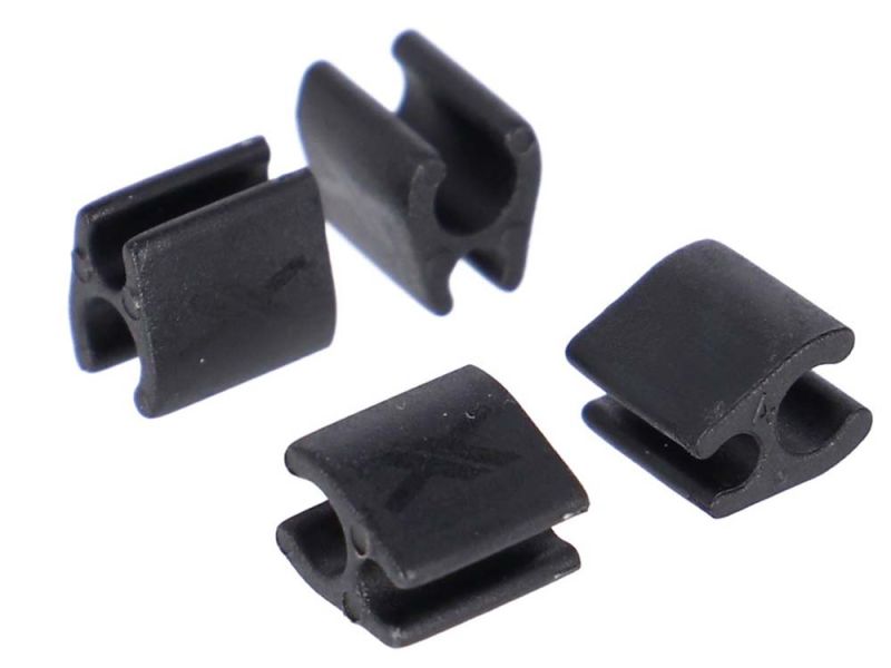XLC BR-X121 Kabelclip für Di2 (Ø2,5mm Kabel | Ø4mm Aussenhülle | 30 Stück)