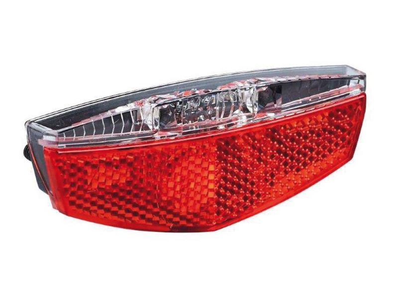 Büchel Tivoli Fahrradrücklicht LED (Gepäckträgerbefestigung | 50-80mm | mit Standlicht)