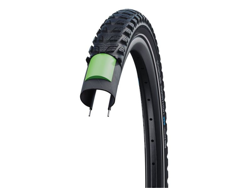 Schwalbe Marathon 365 HS475 Fahrradreifen (28" | 1,50" | TwinSkin | Refl | GG | Perf.FS | schwarz)